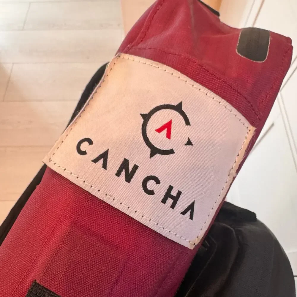 Cancha Pickeball Paddle Backpack Bag With Matching Day Bag Burgundy Black